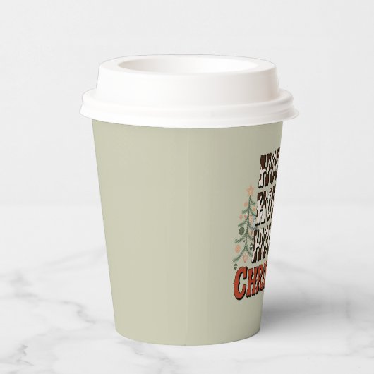 Howdy Howdy Howdy Weihnachtsfamilie Xmas Party Ges Pappbecher (Rechts)