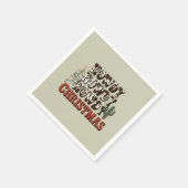 Howdy Howdy Howdy Weihnachtsfamilie Xmas Party Ges Serviette (Ecke)