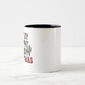 Howdy Howdy Howdy Weihnachtsfamilie Xmas Party Ges Zweifarbige Tasse (Mittel)