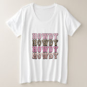 Howdy Howdy Howdy Womens Große Größe T-Shirt (Design vorne)