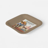 Howdy howies erste Geburtstagstierdruckpapier Pappteller (Gewinkelt)