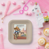 Howdy howies Erstgeburtstier Pappteller (Party)