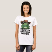 Howdy I'm Emotionally Unstable Frog Shirt | Funny  (Vorne ganz)