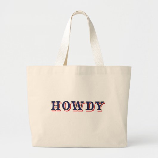 Howdy Jumbo Stoffbeutel (Vorne)