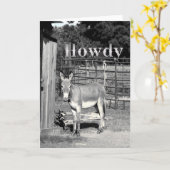 Howdy Karte (Gelbe Blume)