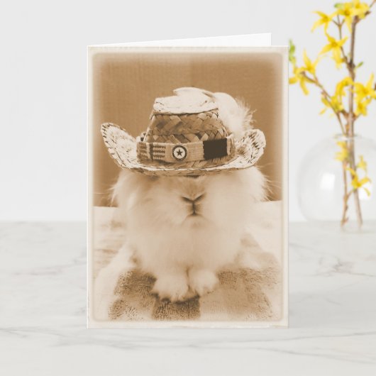 "Howdy!" Karte (Gelbe Blume)