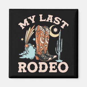 Howdy Let's Get Rowdy Cowgirl Bachelorette Bride P Magnet