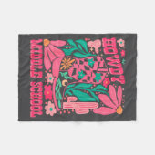 Howdy Middle School Western Girl Country Rodeo Nk  Fleecedecke (Vorderseite (Horizontal))