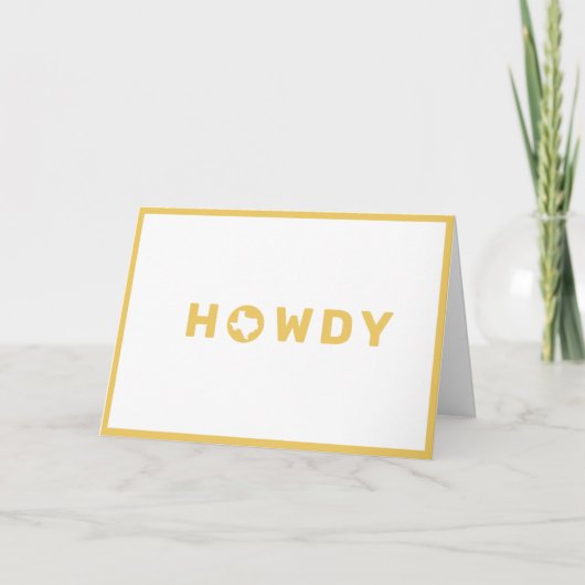 Howdy Neighbor Realtor Marketing Card Karte (Vorderseite)