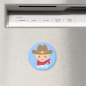 Howdy, Niedlicher Cowboy für kleine Jungen Magnet (In Situ (Geschirrspüler))