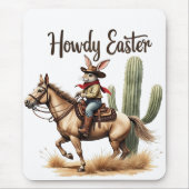Howdy Oaster Bunny Reiten Mousepad (Vorne)