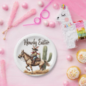Howdy Oaster Bunny Reiten Pappteller (Party)