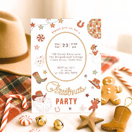 Howdy Partner Western Weihnachts-Party Einladung