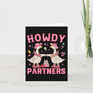 Howdy Partners funny back to School Teacher Kids C Karte