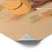 Howdy Partners Wild West Willkommensschild Poster (Ecke)