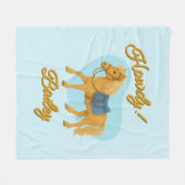 Howdy! Pony Blanket | Personalisierte Geschenke fü Fleecedecke (Vorderseite (Horizontal))