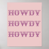 Howdy Poster (Vorne)