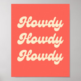 Howdy Poster