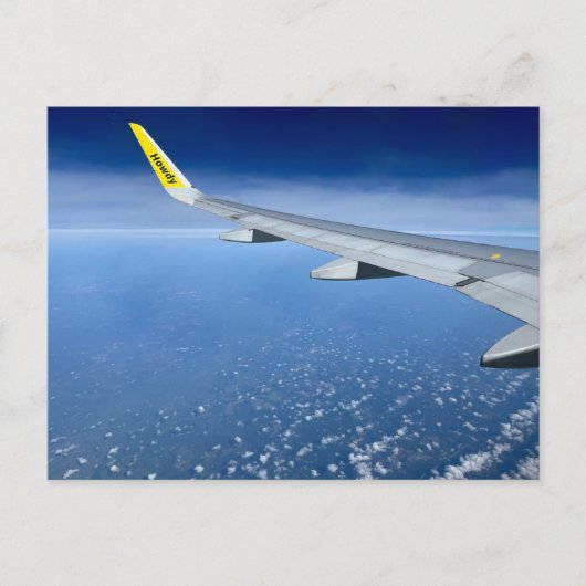 HOWDY! Postkarte hoch über Florida (Vorderseite)