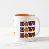 Howdy Pumpkin Fall Coffee Tasse (VorderseiteRechts)