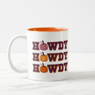 Howdy Pumpkin Fall Coffee Tasse