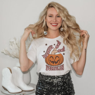 Howdy Pumpkin Funny Halloween T-Shirt
