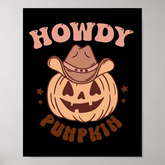 Howdy Pumpkin Poster (Vorne)