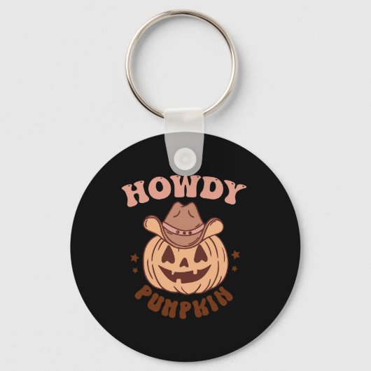 Howdy Pumpkin Schlüsselanhänger (Vorderseite)