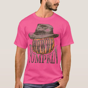 Howdy Pumpkin Western Herbst Sonnenbrand Halloween T-Shirt