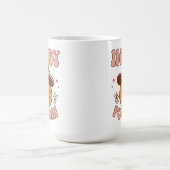Howdy Pumpkin Western Retro Halloween Kaffeetasse (Mittel)