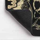 Howdy Putos Funny Skull Retro Vintag Mousepad (Ecke)