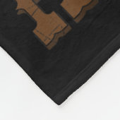 Howdy Retro Western Black Cowgirl Melanin Afro Wom Fleecedecke (Ecke)