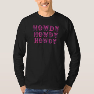 Howdy Rodeo Western Retro Vintag Country Southern T-Shirt