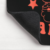 Howdy Santa Claus Retro Groovy Cowboy Western Chri Mousepad (Ecke)