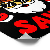 Howdy Santa Funny Christmas Pajama Party Last Minu Poster (Ecke)