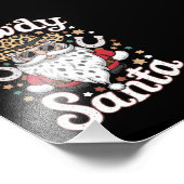 Howdy Santa Western Cowboy Rodeo Weihnachtsgeschen Fotodruck (Ecke)