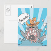 Howdy Shark Postcard Postkarte (Vorne/Hinten)