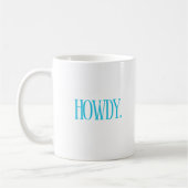 Howdy Südliche Tasse in Blau und Gelb (Links)