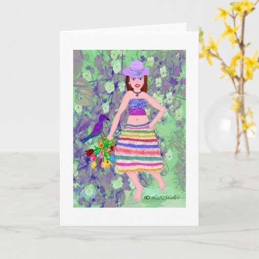 Howdy Summer Card Karte (Gelbe Blume)
