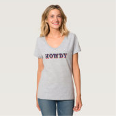 Howdy T - Shirt (Vorderseite Vollansicht)