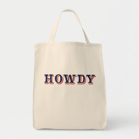 Howdy Todd-Tasche Tragetasche (Vorne)
