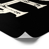 Howdy Typografy Western Wall Ranch Cabin Zuhause Poster (Ecke)