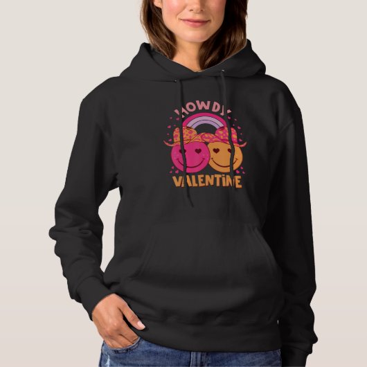 Howdy Valentine 2023 Matching Couple Costume Hoodie (Vorderseite)
