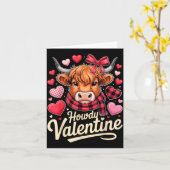 Howdy Valentine Cow Love Outfit For Couples And Af Karte (Gelbe Blume)