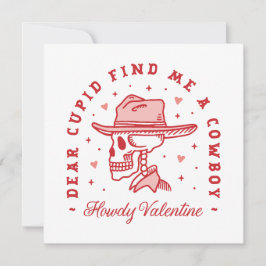 Howdy Valentine Cupid finden mich eine Cowboy-Gale