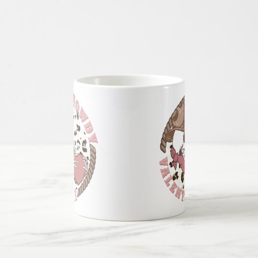 Howdy Valentine Skeleton Kaffeetasse (Mittel)