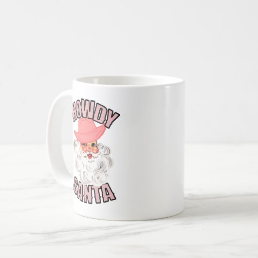 Howdy Weihnachten Kaffeetasse (Vorderseite Links)