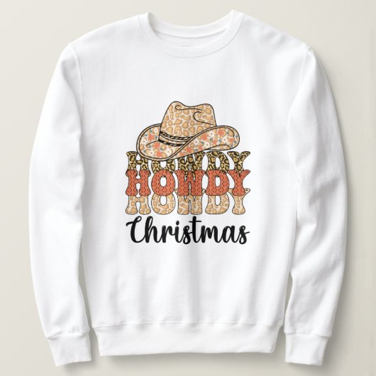 Howdy Weihnachten Sweatshirt (Design vorne)