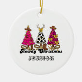 Howdy Weihnachtsschmuck - Custom Western Keepake (Vorne)