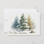 Howdy Western Rustic Watercolor Save The Date (Vorderseite)